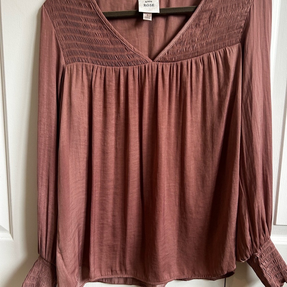Knox Rose Dusty Rose Blouse